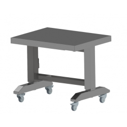 Table ajustable en acier inoxidable pour laboratoire