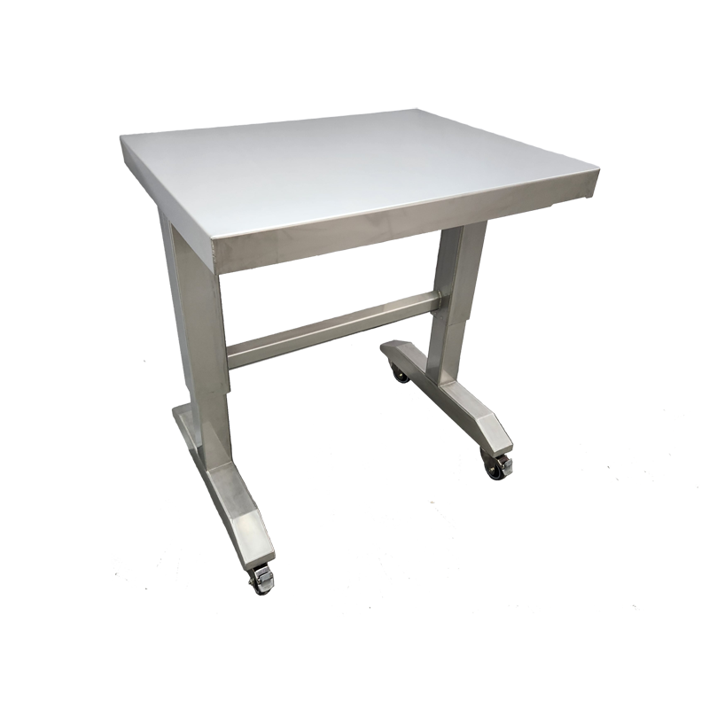 Table ajustable ergonomique en acier inoxydable cleanroom